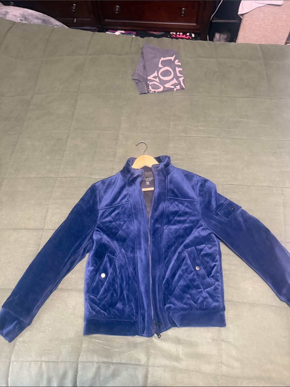 Laundry By Shelli Segal Navy Black Jacket